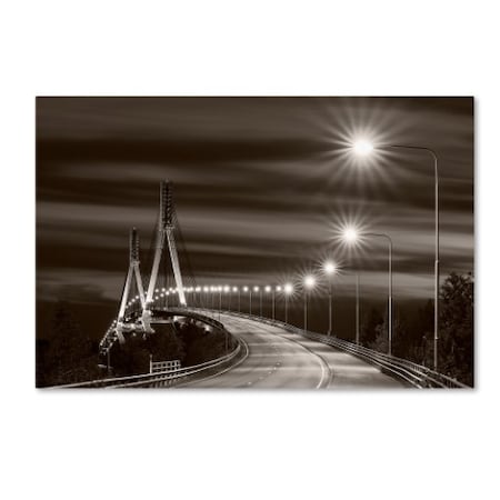 Harriahocom 'Tinted Bridge' Canvas Art,30x47